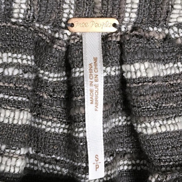 FREE PEOPLE Top METALLIC Chest 44" OVERSIZED S M L - Picture 8 of 8